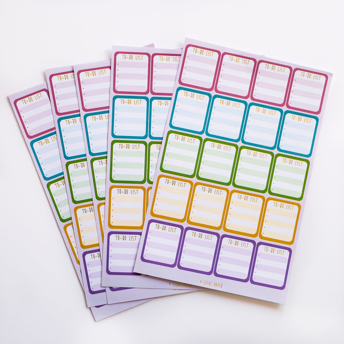 Write On Sticker WRITE-ON TO-DO STICKERS – Lilac Paper