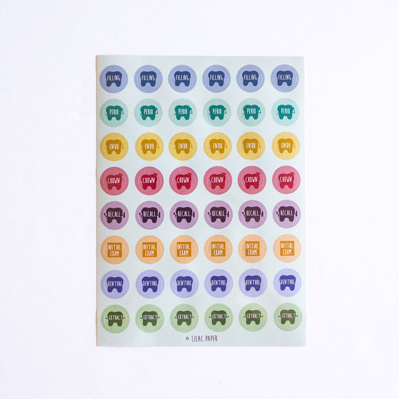 DENTAL CLINIC STICKERS