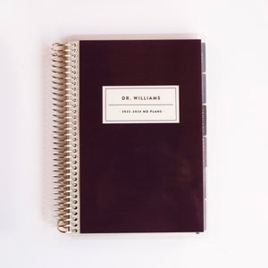 Medical / Nursing Planner - DARK CHERRY