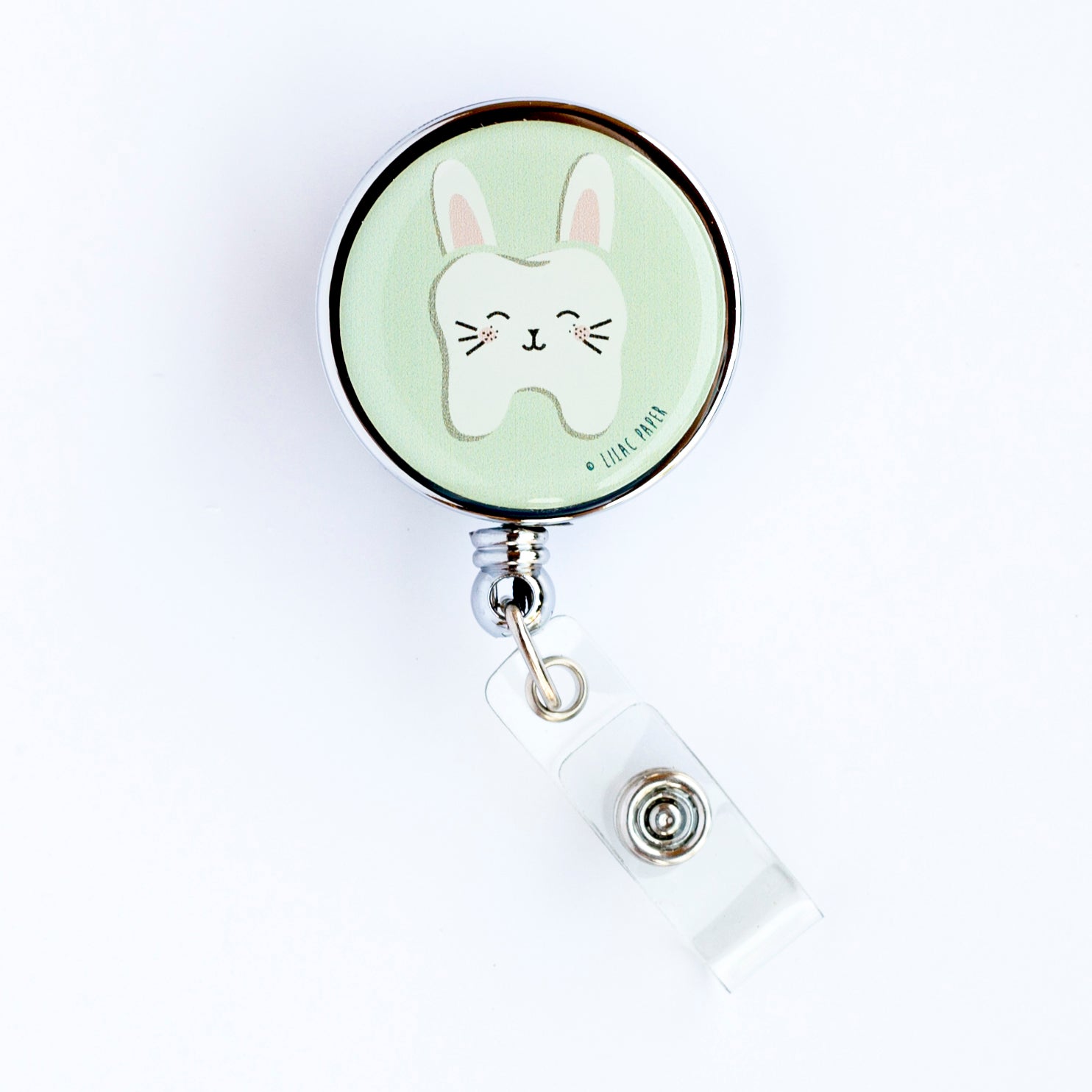 TOOTH BUNNY - Badge Reel – Lilac Paper