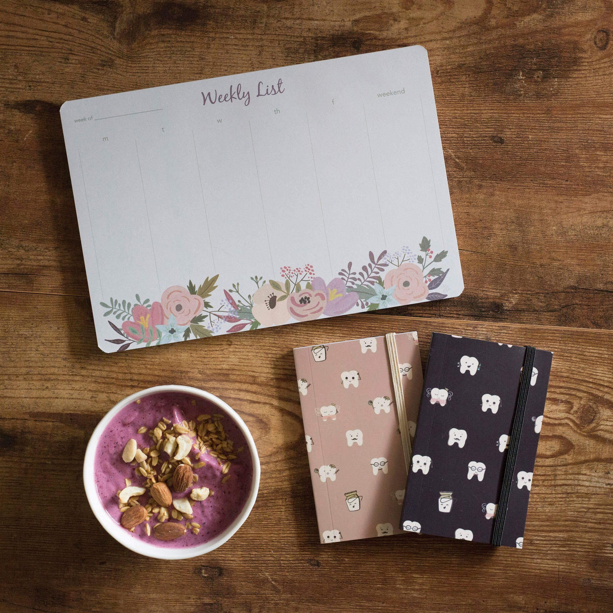 Weekly Notepad Planner – Lilac Paper